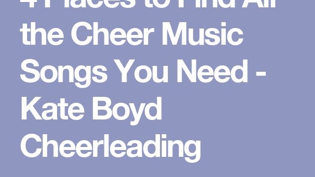 Finding the Perfect Beat: Unveiling the Secrets of Cheerleading Music